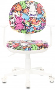 Кресло Бюрократ CH-W356AXSN с рисунком