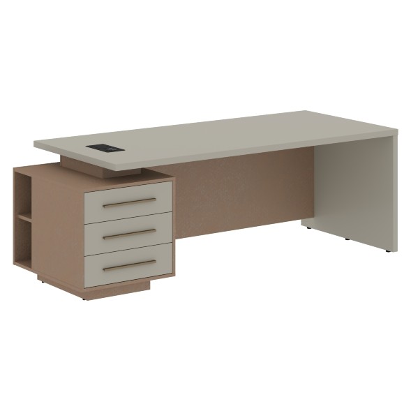 Стол руководителя с тумбой VCT 2290(L) 2200х900х750 VELION оптом