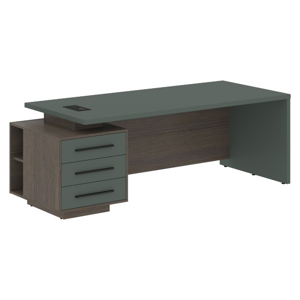 Стол руководителя с тумбой VCT 2290(L) 2200х900х750 VELION оптом