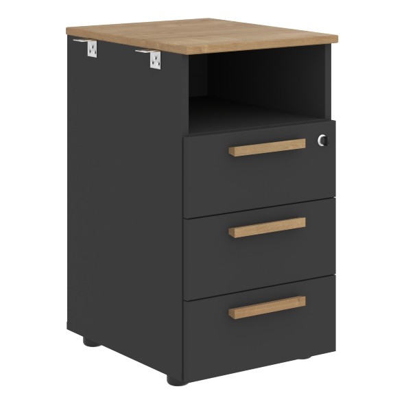 Тумба приставная FLC-3D.1A Белый премиум 408х504х733 FORTA оптом