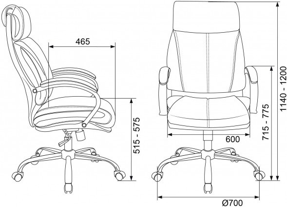 Кресло руководителя Бюрократ T-9904NSL эко оптом