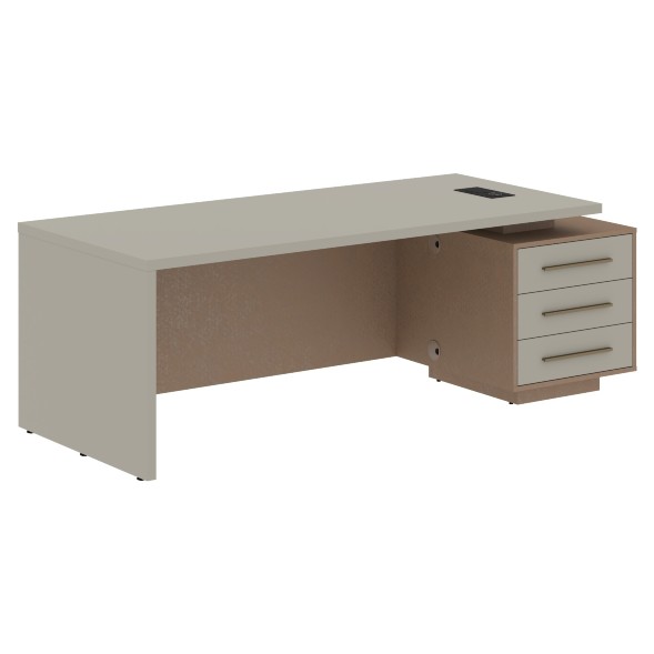 Стол руководителя с тумбой VCT 2290(R) 2200х900х750 VELION оптом