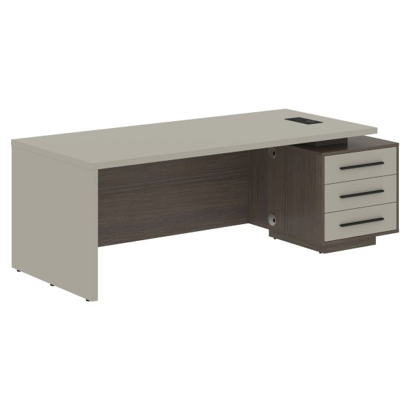 Стол руководителя с тумбой VCT 2290(R) 2200х900х750 VELION оптом