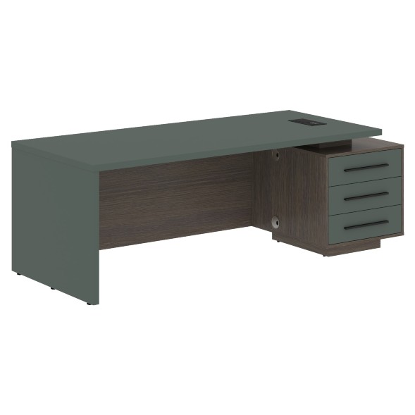 Стол руководителя с тумбой VCT 2290(R) 2200х900х750 VELION оптом