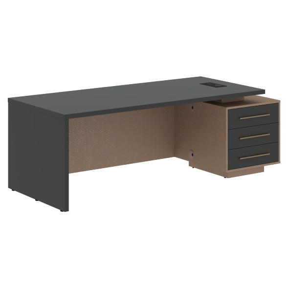 Стол руководителя с тумбой VCT 2290(R) 2200х900х750 VELION оптом