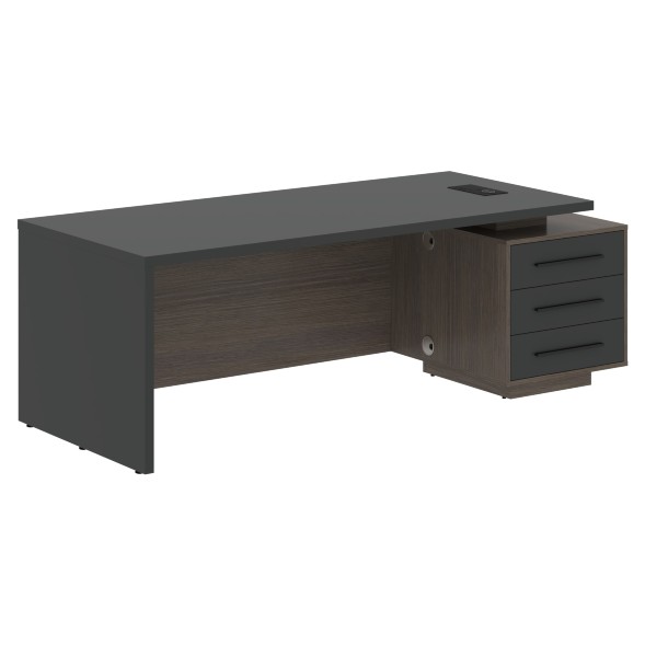 Стол руководителя с тумбой VCT 2290(R) 2200х900х750 VELION оптом