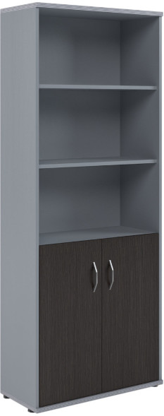 Шкаф с одним комплектом глухих малых дверей СТ-1.1 Венге Магия/Металлик 770*365*1975 IMAGO	 оптом