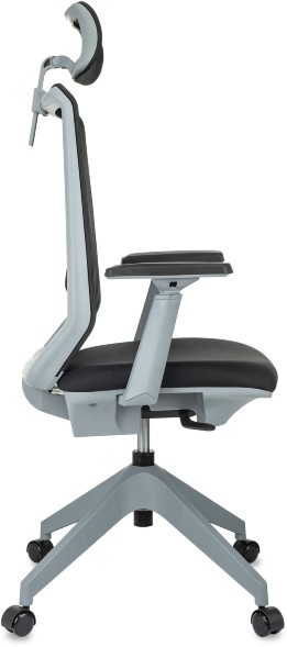 Кресло руководителя Бюрократ MC-G611NL-H черный Elastic-102 с подголов. крестов.4-луч. пластик пластик серый оптом