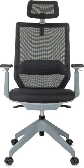 Кресло руководителя Бюрократ MC-G611NL-H черный Elastic-102 с подголов. крестов.4-луч. пластик пластик серый оптом