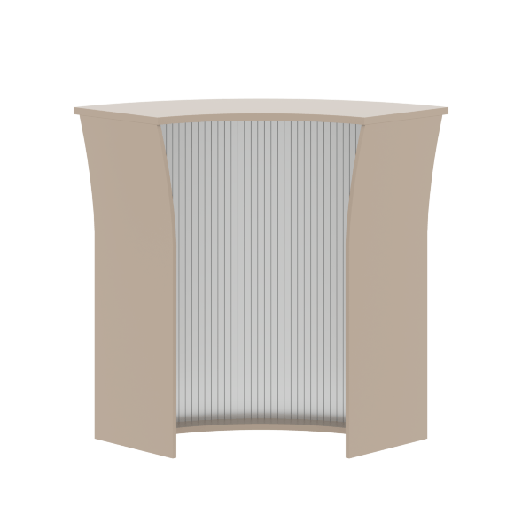 Стойка ресепшн угловая РС-5 /Металлик 935х935х1150 IMAGO оптом