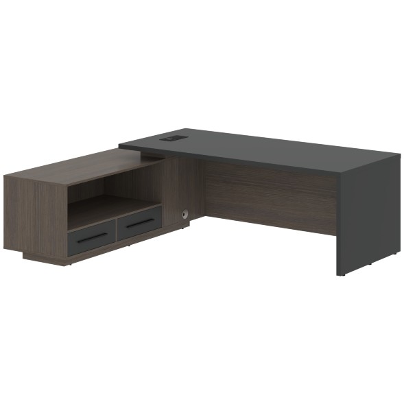 Стол руководителя с тумбой VCT 2319(L) 2300х1900х750 VELION оптом