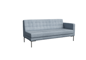 Форест Секция с подлокотником трехместная FR-SP-03 (L) 1850*800*840