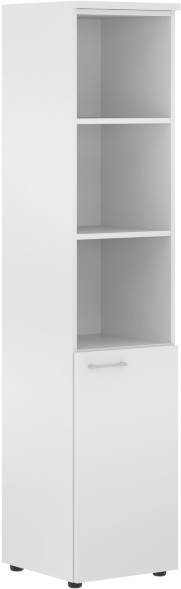 Шкаф колонка с глухой малой дверью (R) и топом XHC 42.5(R) Белый 432х432х1955 XTEN оптом