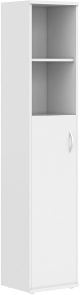 Шкаф колонка с глухой средней дверью СУ-1.6(L) Белый 406*365*1975 оптом