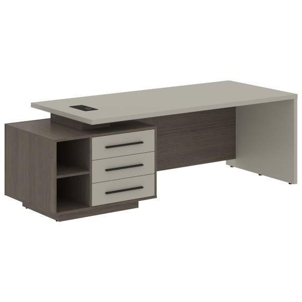 Стол руководителя с тумбой VCT 2390(L) 2300х900х750 VELION оптом