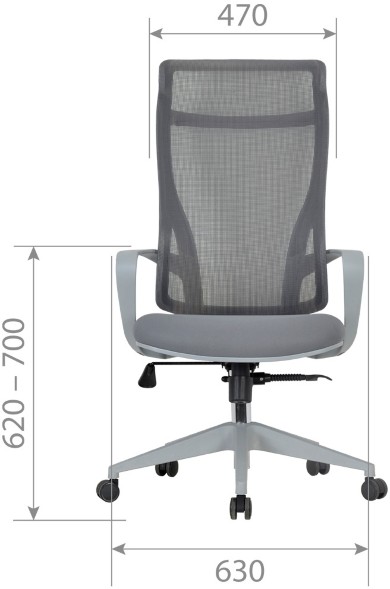 Кресло руководителя CHAIRMAN CH 577 серый оптом