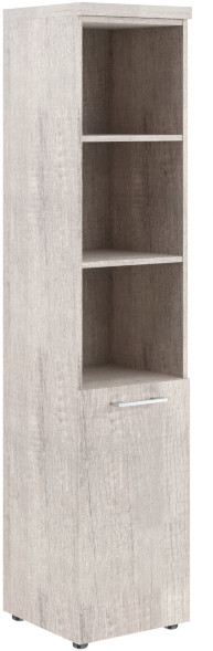 Шкаф колонка (L) с глухой малой дверью и топом THC 42.5(L) дуб Каньон Z 430х452х1968 оптом